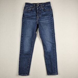Levi's Wedgie Skinny Jeans Dark Wash Stretch Size 27